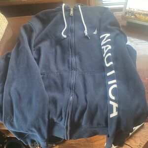 🦊Navy Nautica hoodie.